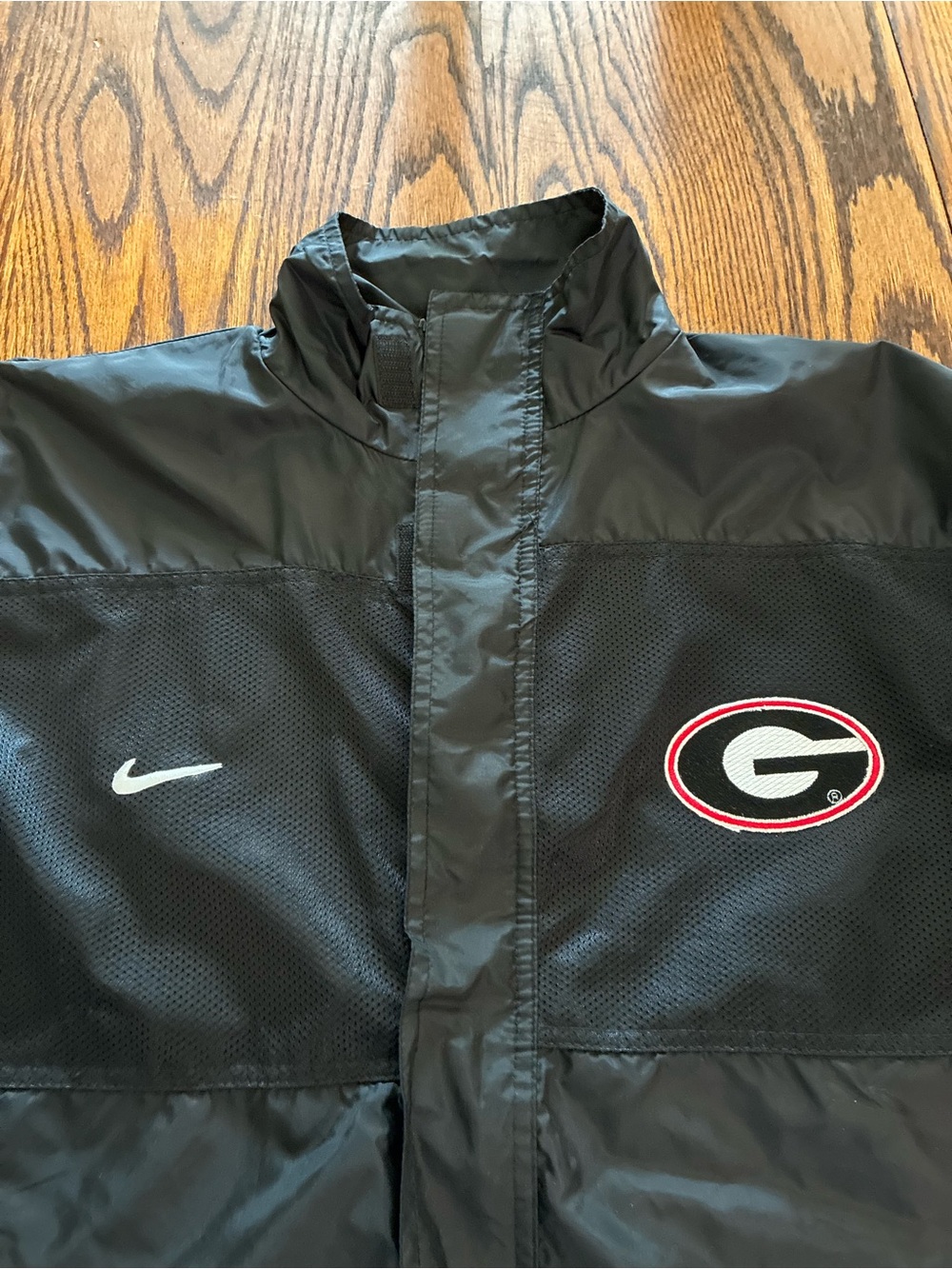 Nike Georgia Bulldogs Black Windbreaker Jacket